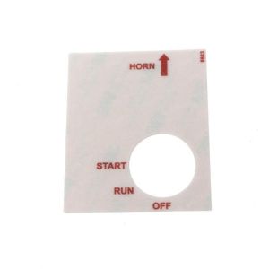 DECAL - CONTROL BOX STARTSTOP