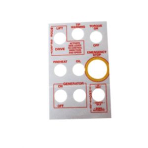 DECAL - CONTROL BOX DIESEL