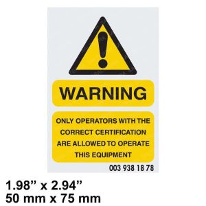 LABEL WARNING